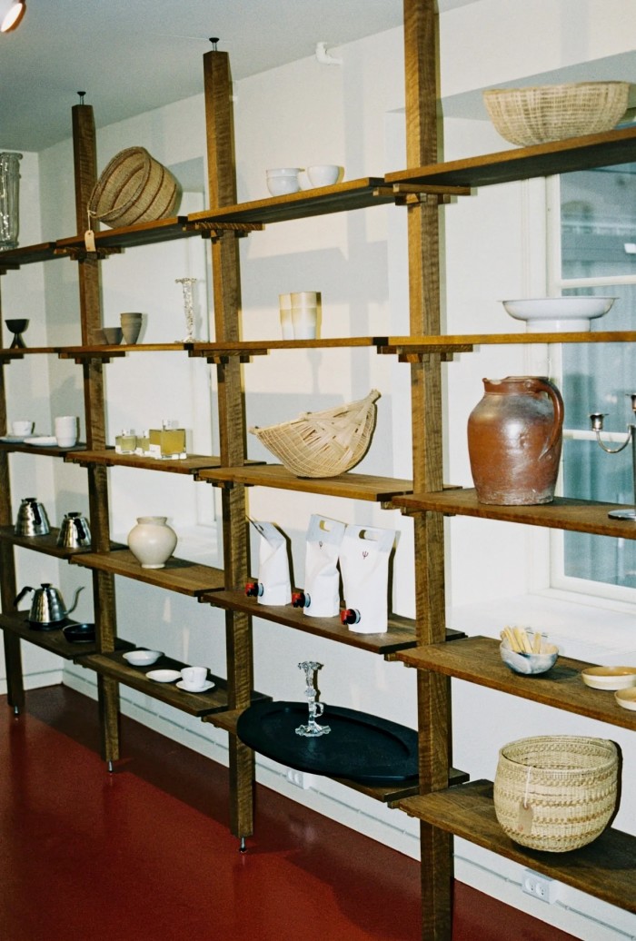 Raasted design store, currently the only store in Aarhus that sells Kirkeby’s glassware