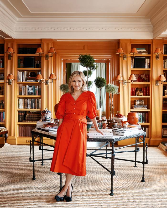 Fashion designer Tory Burch at home in New York