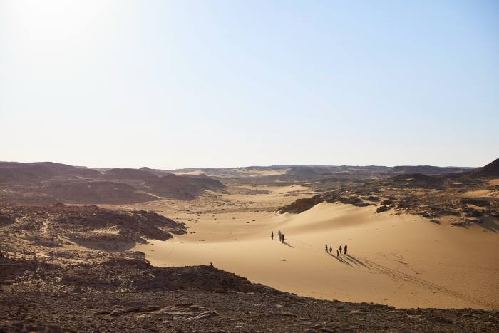 A trek through the Egyptian desert