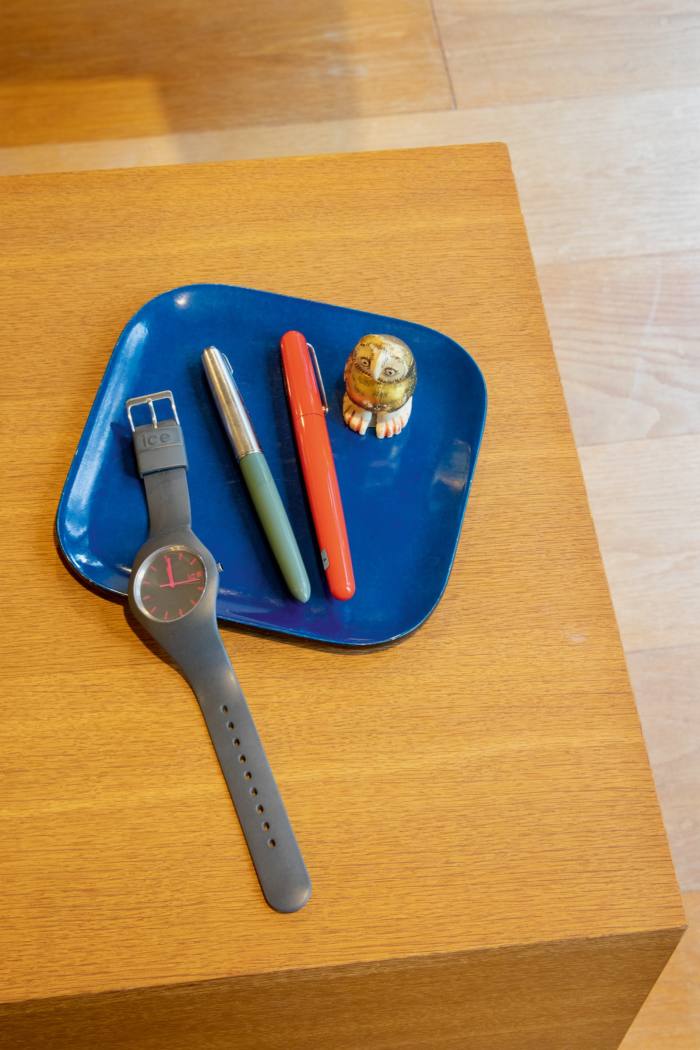 Ando collects Ice-Watches and fountain pens
