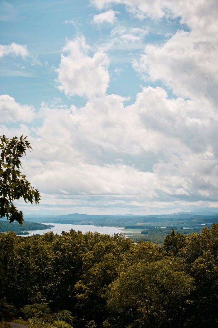 A view of the Hudson river from Olana, the former home of Hudson River School painter Frederic Edwin Church