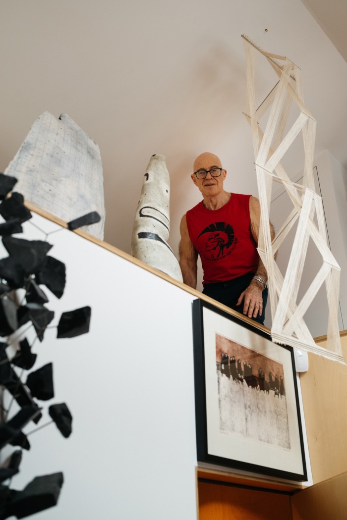 A Collingwood weaving in collector Dr Brian Harding’s home