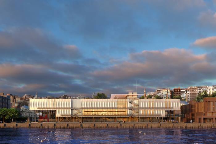An artist’s impression of Renzo Piano’s new building for Istanbul Modern, currently under construction