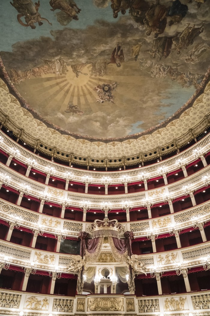 The baroque interior of the Opera House