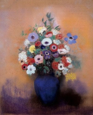 A floral painting by Odilon Redon