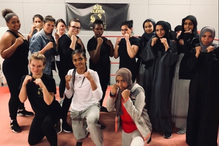Members of the Sisters Club, Ali’s initiative to teach women self-defence