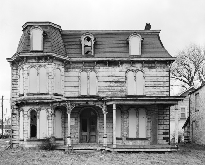 A dilapidated house shot by John P Frey