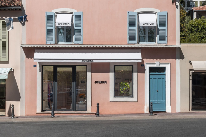 The façade of the Jacquemus St Tropez boutique
