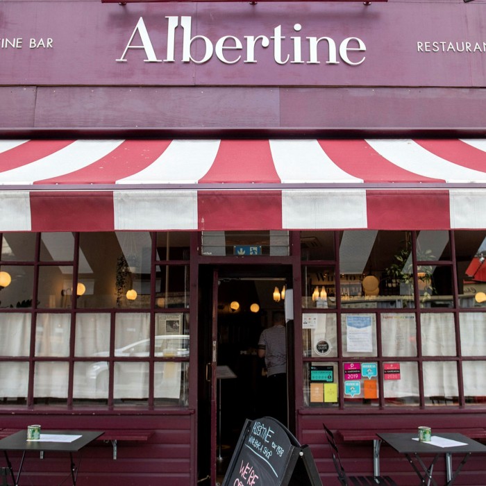 Albertine used to be the ‘unofficial annexe of the BBC Television Centre canteen’