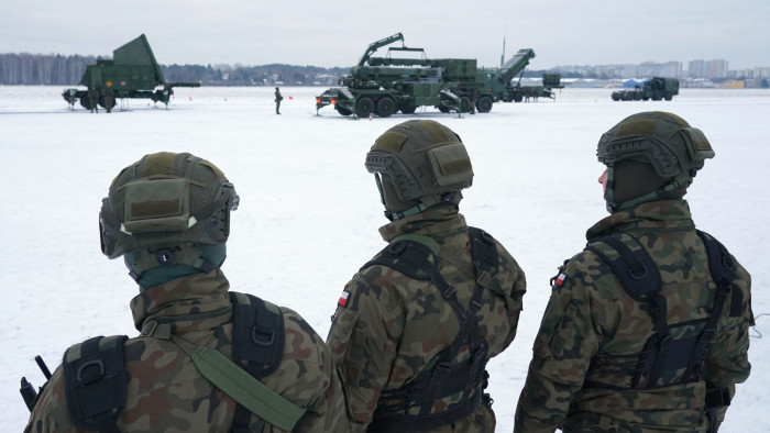 A military exercise in Poland with Patriot missiles