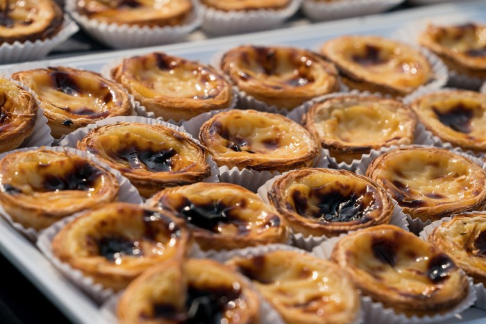 Pastel de nata pastries will be on offer to festival-goers on arrival