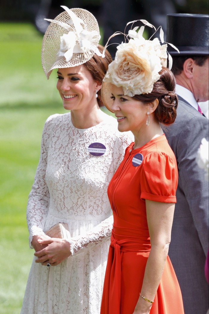 With the Duchess of Cambridge at Royal Ascot in 2016