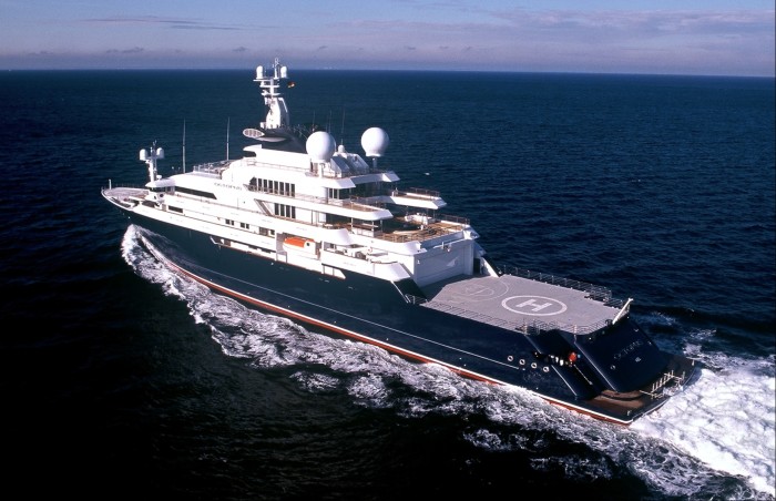 126m yacht Octopus, completed in 2003 for Microsoft co-founder Paul Allen