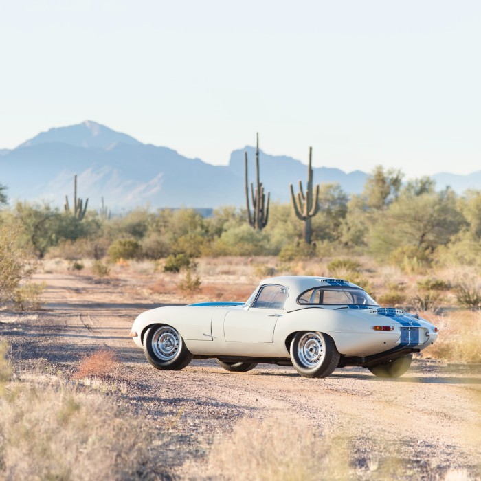 Part of Bonham’s Scottsdale auction: the Jaguar E-Type in which raceing driver Bob Jane won the 1963 Australian Touring Car Championship 