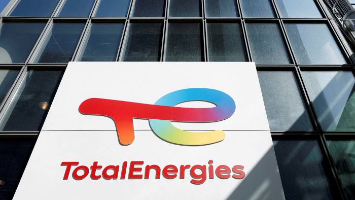  A TotalEnergies sign at the company’s headquarters in Paris