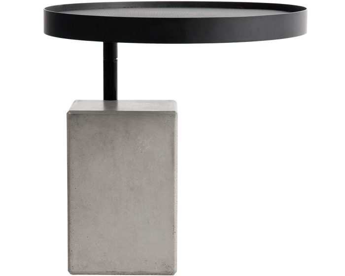 Lyon Béton steel and concrete Twist side table by Alexandre Dubreuil, £575