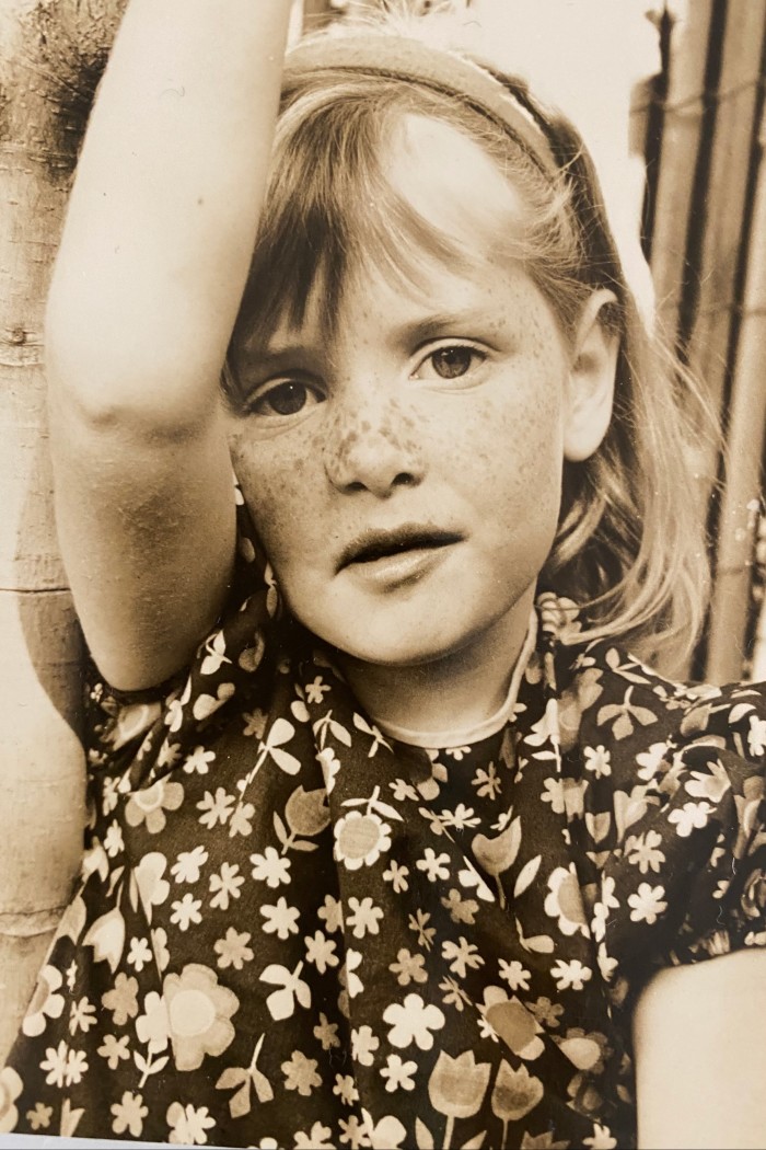 Gyngell as a child in Australia in 1967