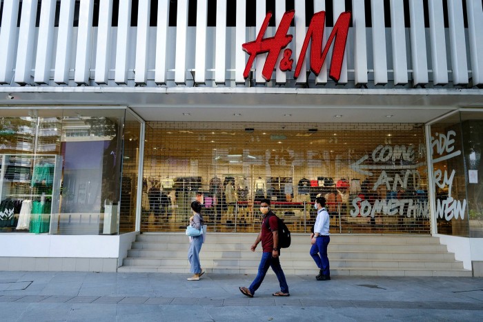 Tip of the iceberg: H&M estimates that its stores and offices account for less than one per cent of its environmental impact