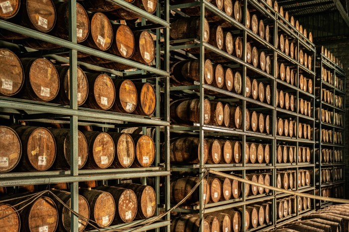 Rampur Distillery cask warehouse