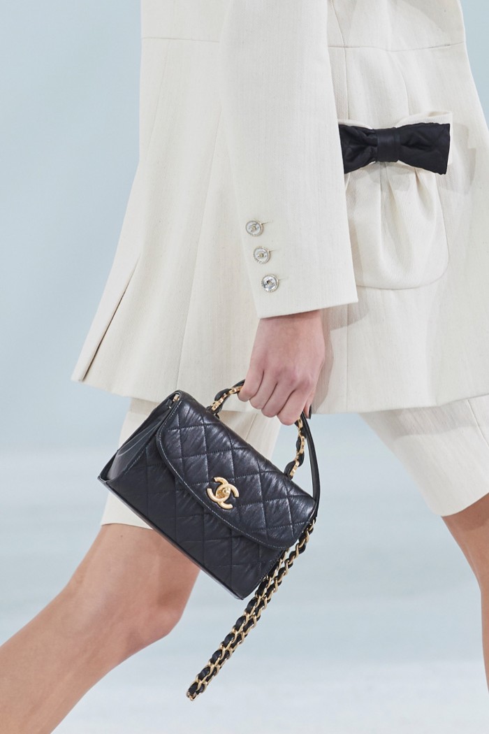 Chanel crumpled-lambskin handbag, £3,765