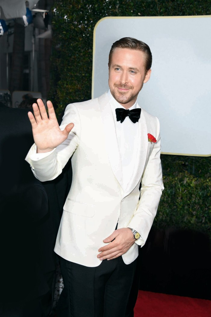 Ryan Gosling reveals a vintage Rolex at the 2017 Golden Globes