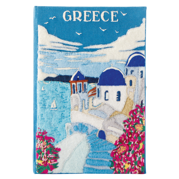 Olympia Le-Tan cotton canvas Greece bag, £1,168, matchesfashion.com