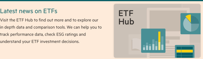 A promo image for ETF Hub 