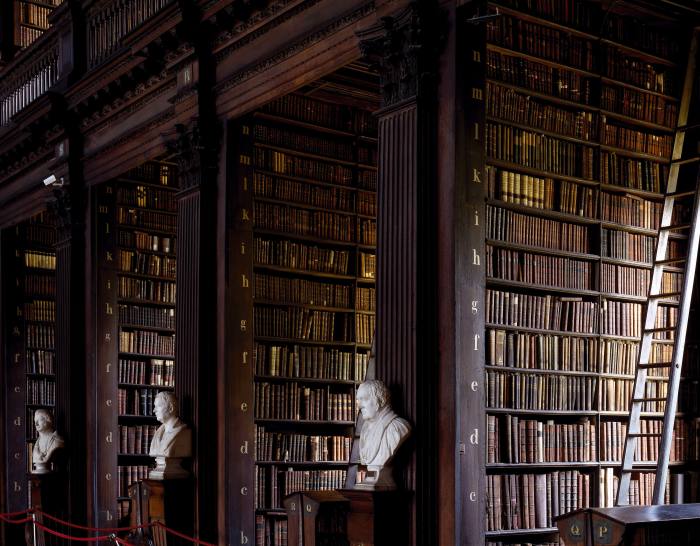 In Trinity College’s Old Library, the Long Room has been a working library since 1732