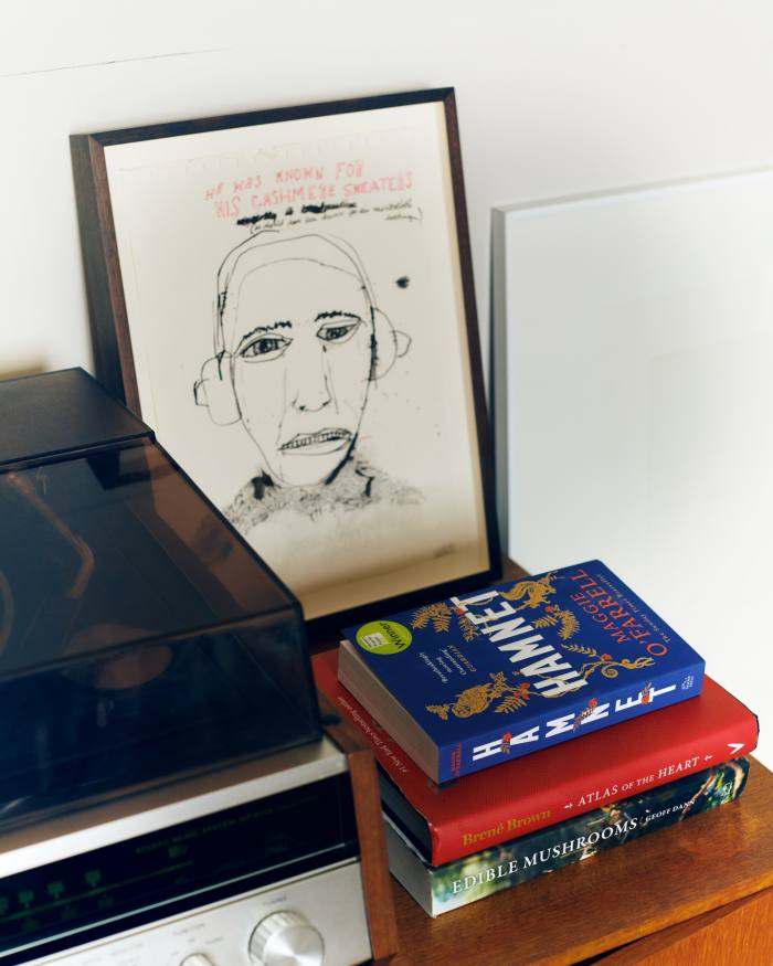Freud’s favourite recent read, Hamnet by Maggie O’Farrell, and a drawing by Colin Matthes