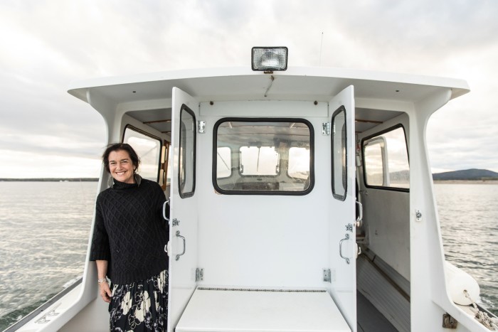 Nadia Rosenthal commutes to work by boat