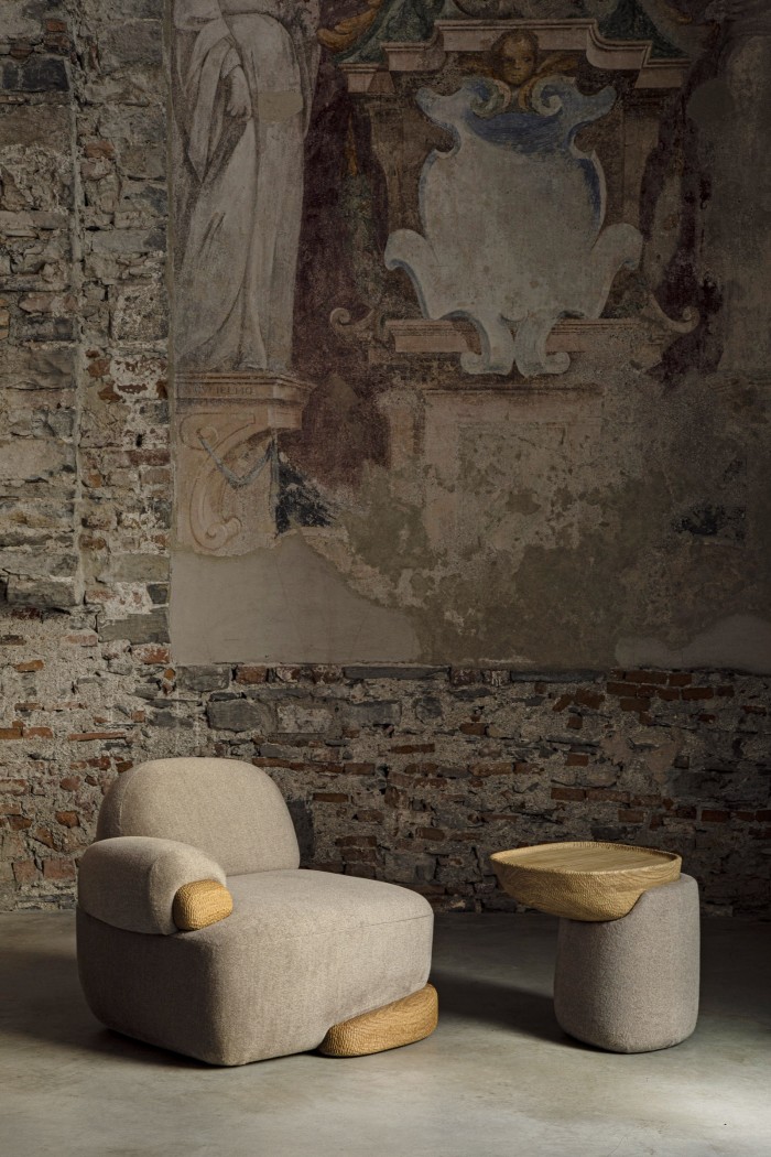 Loro Piana Interiors Apacheta armchair and side table, both POA