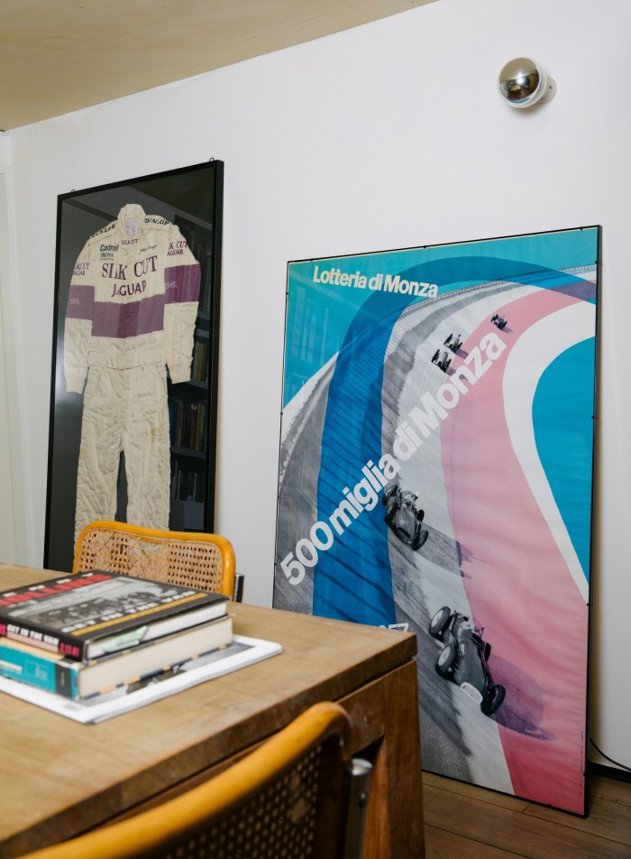 Racing driver Johnny Dumfries’s race suit from his 1988 24 Hours of Le Mans victory