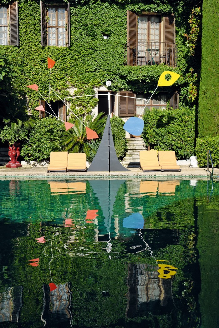 The pool at La Colombe d’Or, Saint-Paul-de-Vence