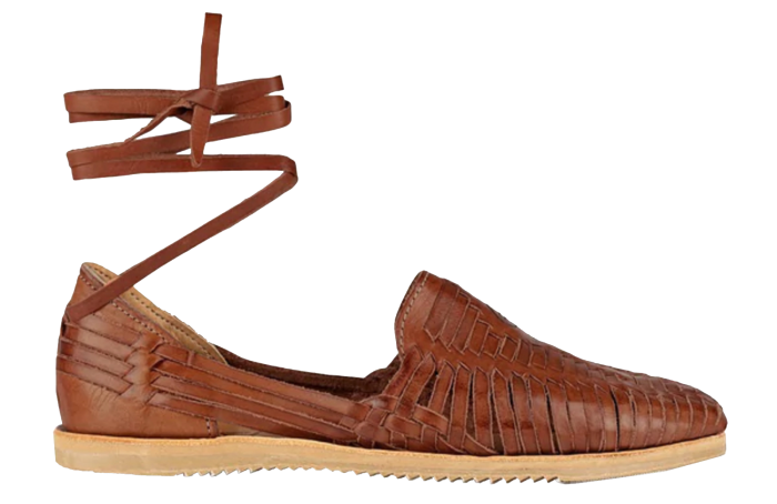 Leather Huarache shoes, $225