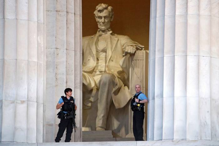 The spell cast by the 19-foot-tall seated Abraham Lincoln in Washington depends not only on knowledge of his murder but also on the eloquence of the Gettysburg Address