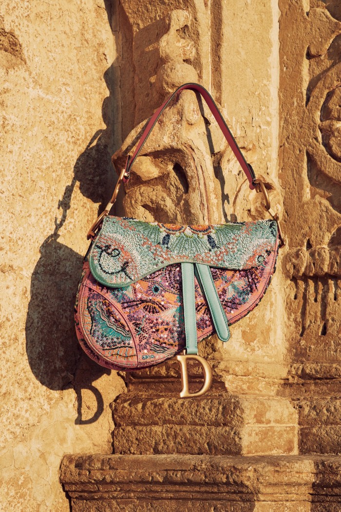 Dior embroidered calfskin Saddle bag, £4,100