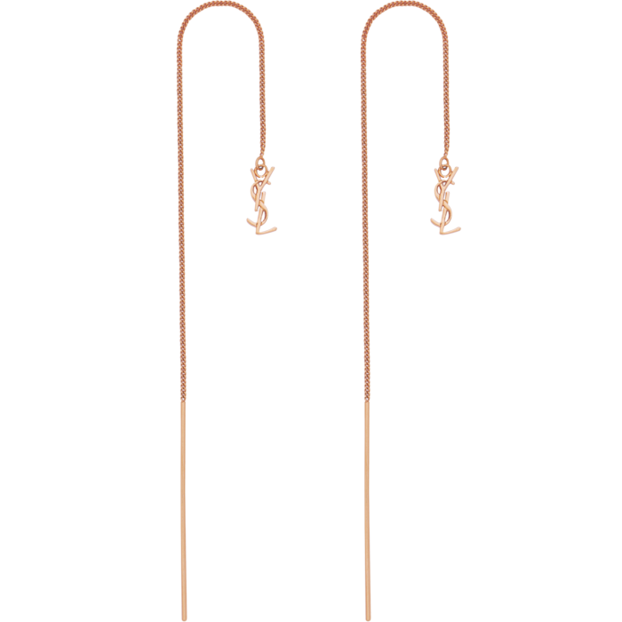 Saint Laurent by Anthony Vaccarello rose gold-toned earrings, £290
