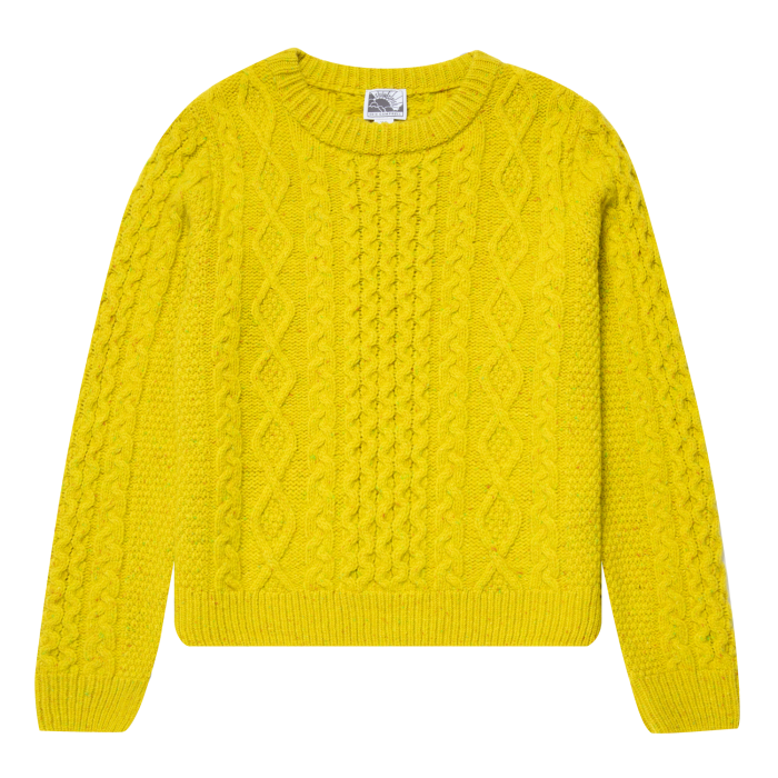Wool cable-knit jumper, £395