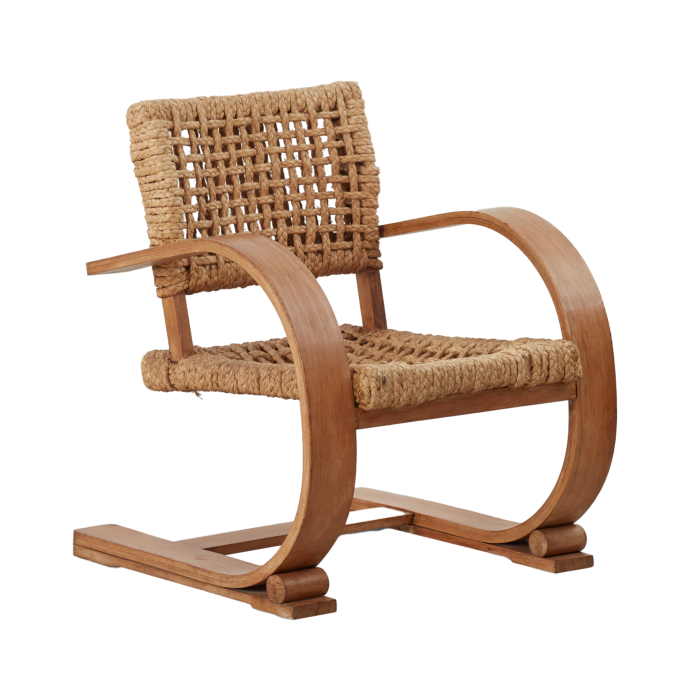 Audoux- Minnet rope chair, £6,000 for pair, betonbrut.co.uk