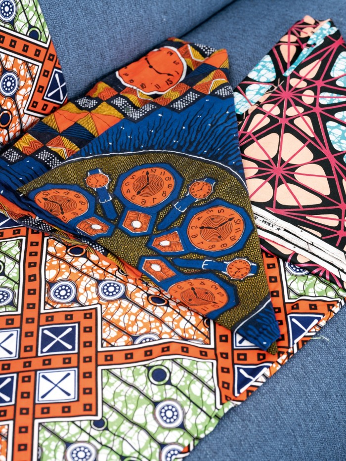 Archibong’s batik fabrics from Cape Town
