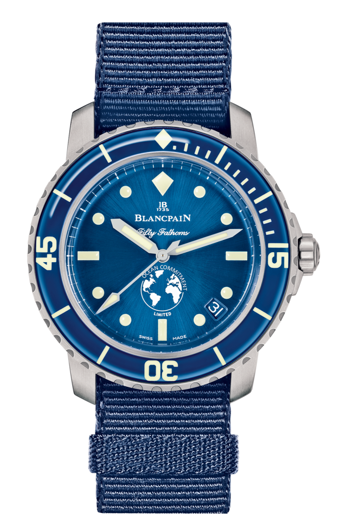 Proceeds from Blancpain’s BOC III pieces – such as Fifty Fathoms (£14,200) – partly fund a project analysing biodiversity in the Mediterranean