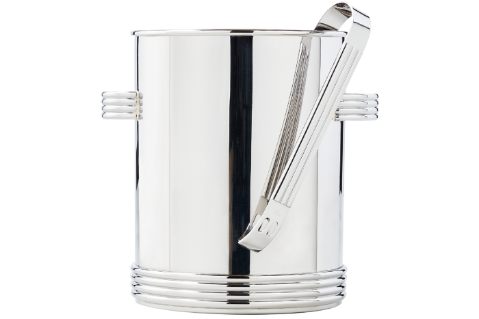 Ralph Lauren Home stainless-steel Thorpe ice bucket and tongs set, £295