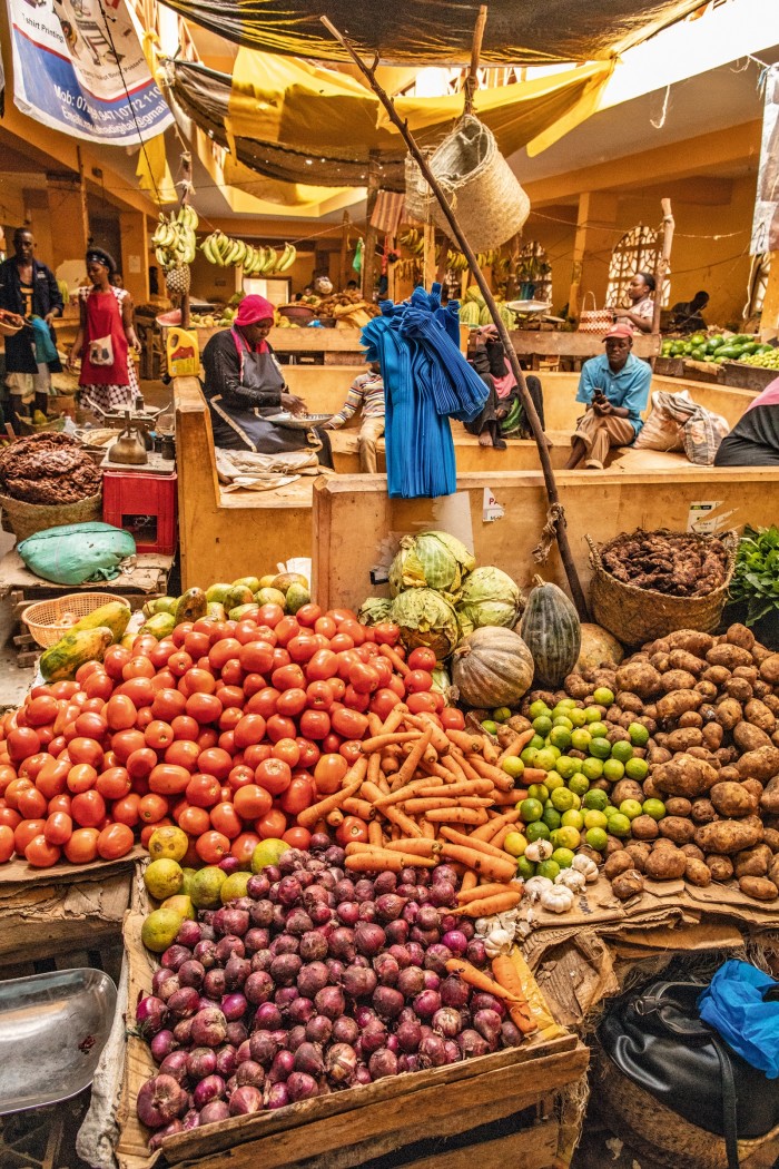 The vegetable market in Lamu Old Town