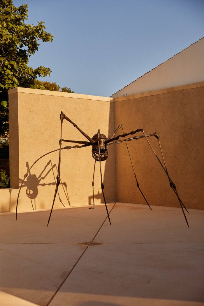 Spider, 1994, by Louise Bourgeois, in the central patio