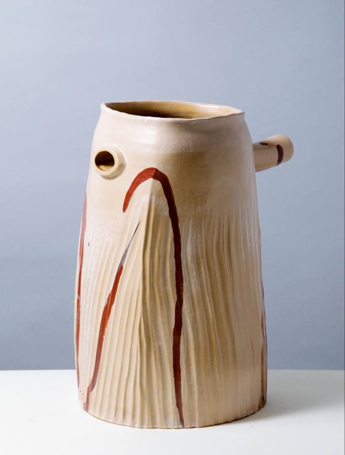 Alison Britton jug-form ceramic