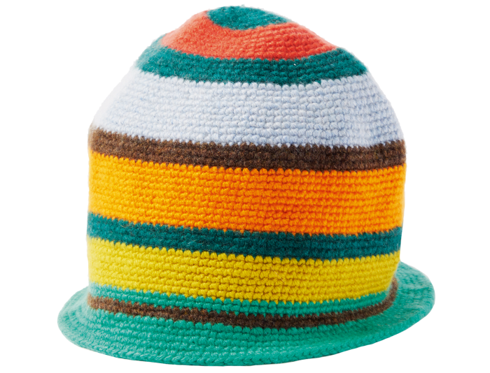 The Elder Statesman cashmere crochet bucket hat, £315, matchesfashion.com