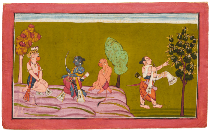 A scene from book IV of the Shangri Ramayana, c1700, £45,000, Francesca Galloway