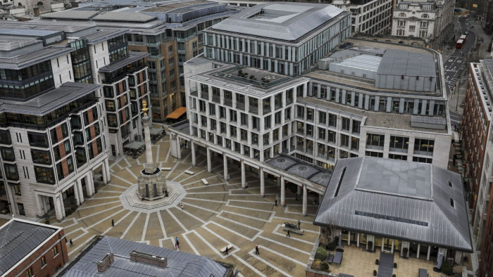 The London Stock Exchange’s offices in Paternoster Square, London