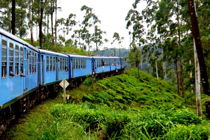 The mountain railway from Kandy to Ella
