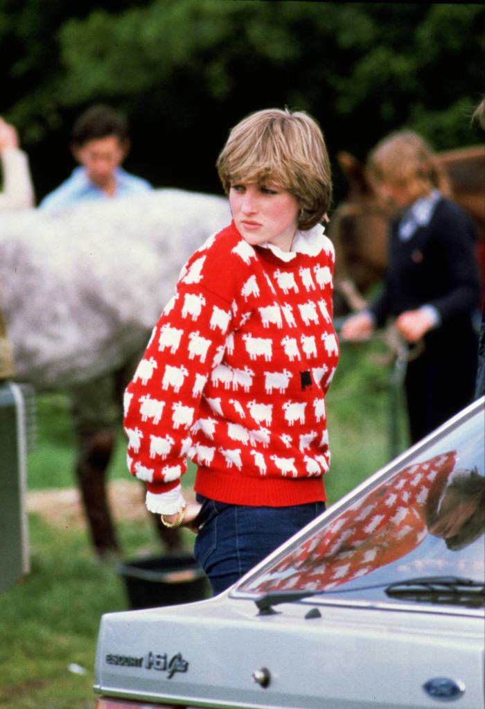 Diana, Princess of Wales, wears the jumper to a polo match in 1981